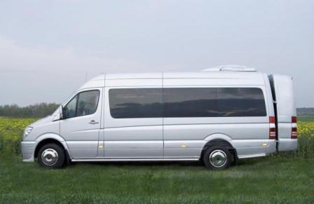 Bus rental Germany Mercedes Benz Sprinter Lux TOP Business class